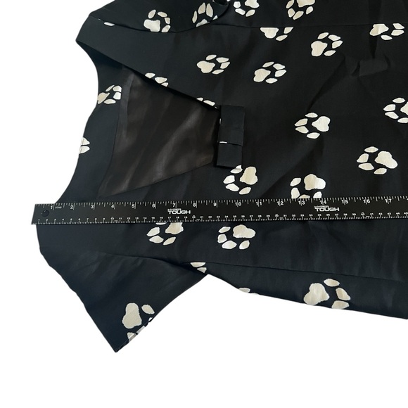 Kate Spade Paw Print Swing Dress Be Daring Black Size 2 NWT - Picture 8 of 11